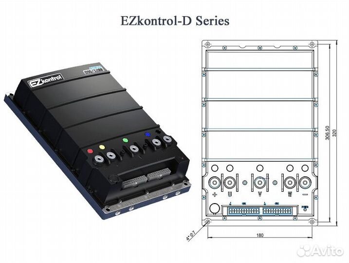 Мощный контроллер для электротранспорта