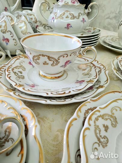 Сервиз фарфор чайный на 12 персон Германия