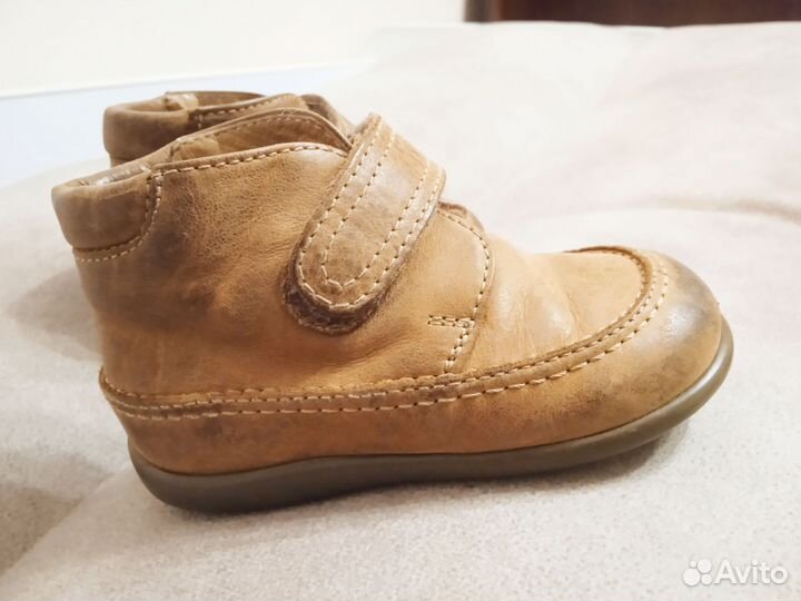 Ботинки детские кожаные размер 20