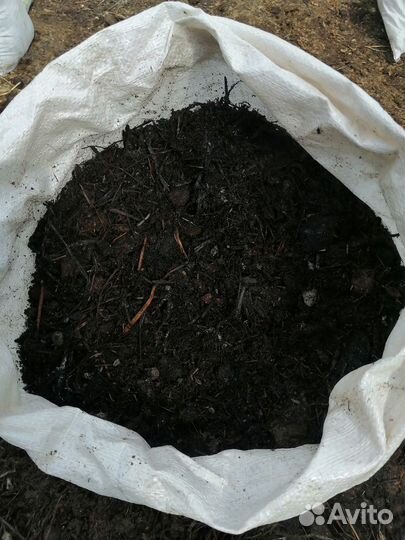 Навоз перегной в мешках