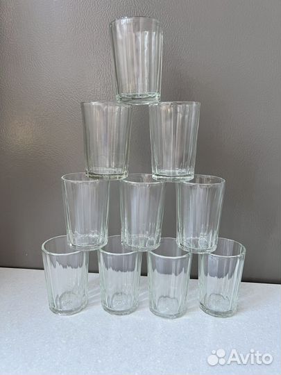 Рюмки стопки СССР граненные (100гр.)