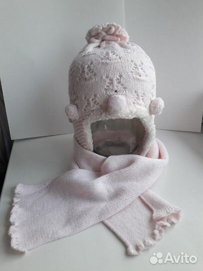 Комплект шапка, шарф
