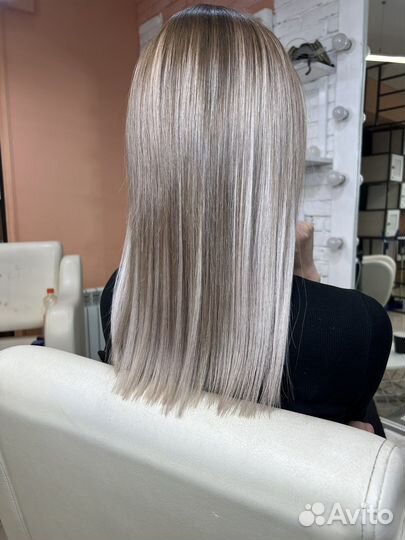 Кератиновое выпрямление