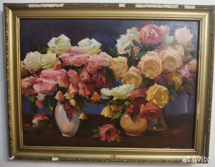 Картина старинная нач.хх в. холст, масло