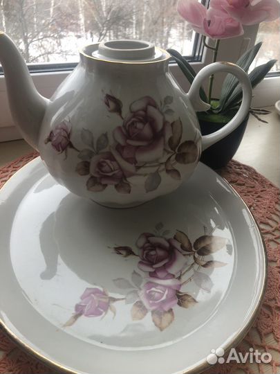 Фарфоровый чайник 20 век