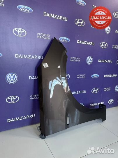 Крыло Hyundai Solaris (2010-2017) правое кофейный