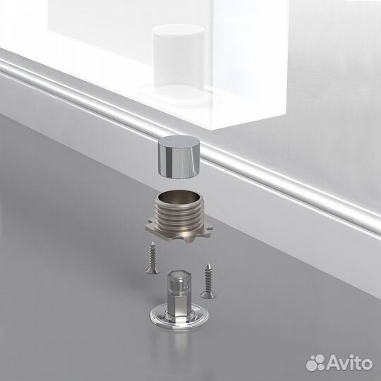 Cкрытый Упор Armadillo (Армадилло) дверной stels