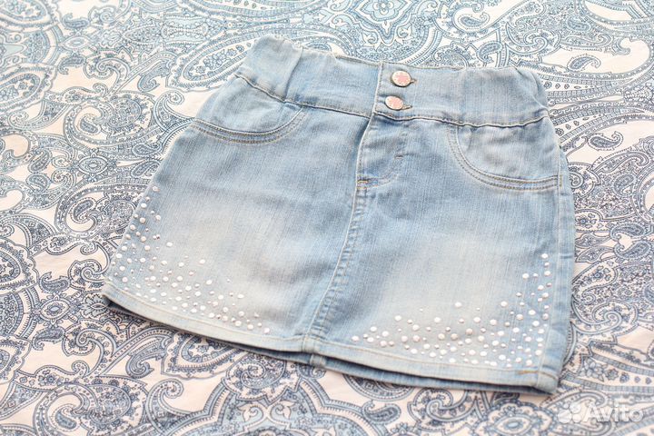 Платье, юбочки и шортики на девочку р 122-р.134