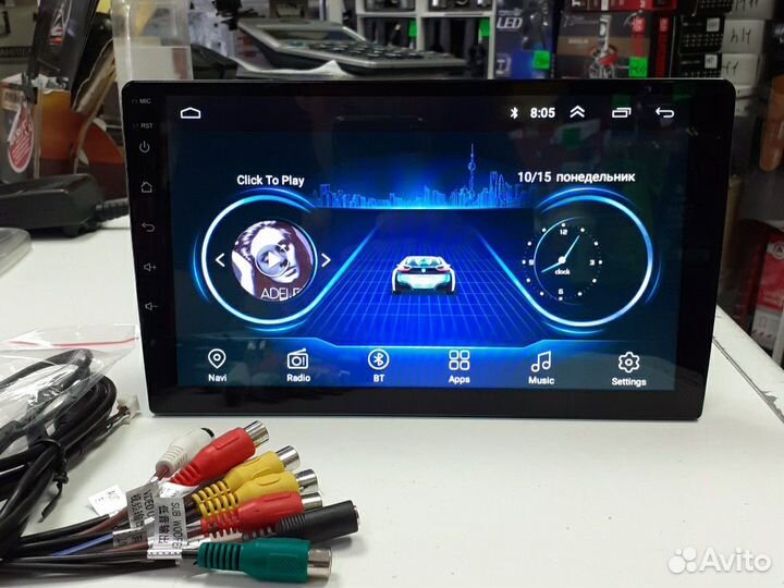 Магнитола 2 Дин Андройд 12 -9 дюймов