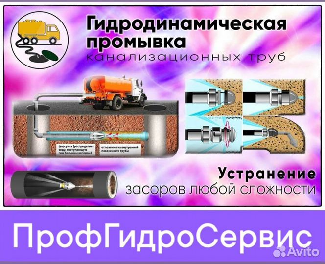 Чистка канализации устранение засоров