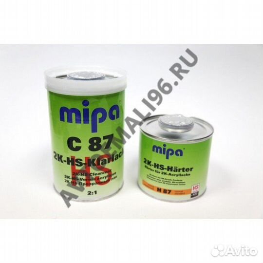 Mipa/мипа Лак 2К HS C87 5л+отв H87 2,5л