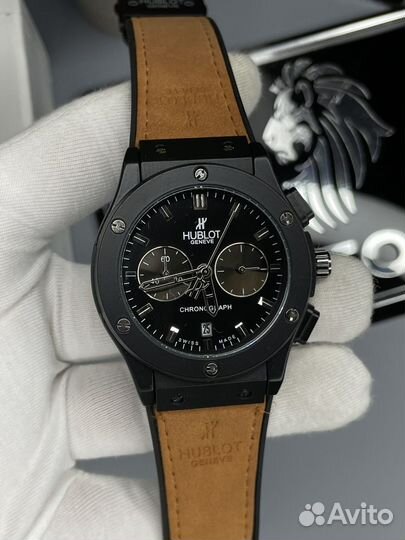 Мужские часы Hublot с хронографом Lux