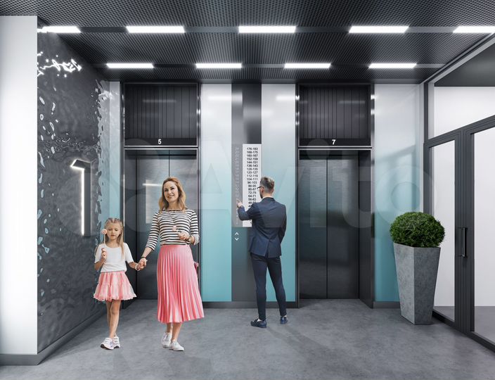 2-к. квартира, 57,5 м², 21/24 эт.