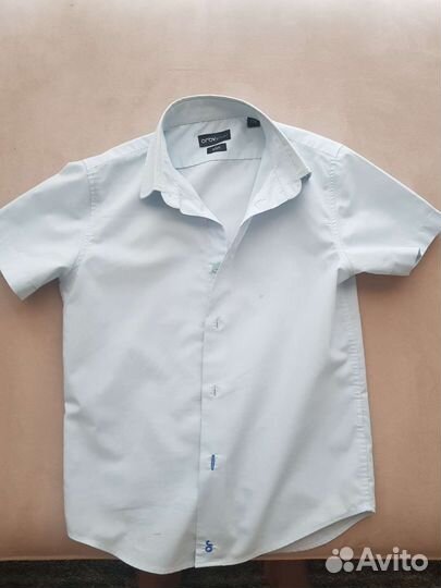 Рубашка с коротким рукавом для мальчика 128
