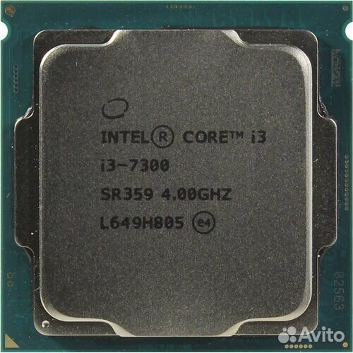 Комплект i3-7300 + asus H110M-K