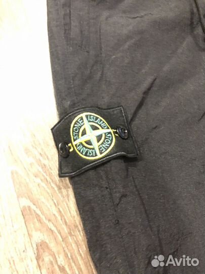 Шорты черные stone island nylon M