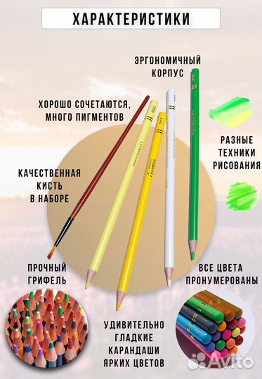 Карандаши цветные акварельные набор 72шт
