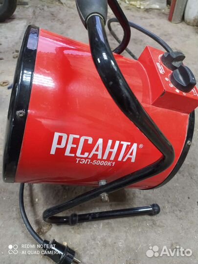 Тепловая пушка электрическая Ресанта тэп-5000к1