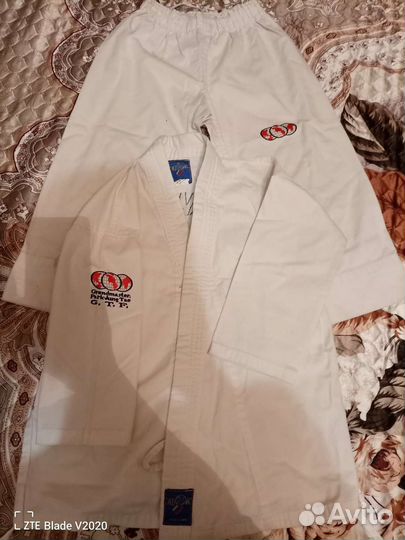 Кимоно детское для тхеквондо ростовка 130