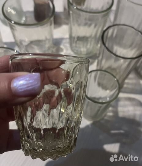 Стаканы стекло СССР