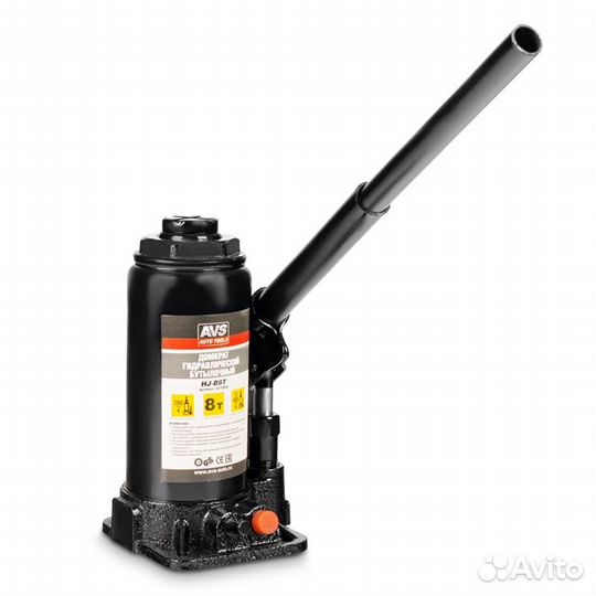 Домкрат гидравлический AVS HJ-B8T, 8т, 200-405мм