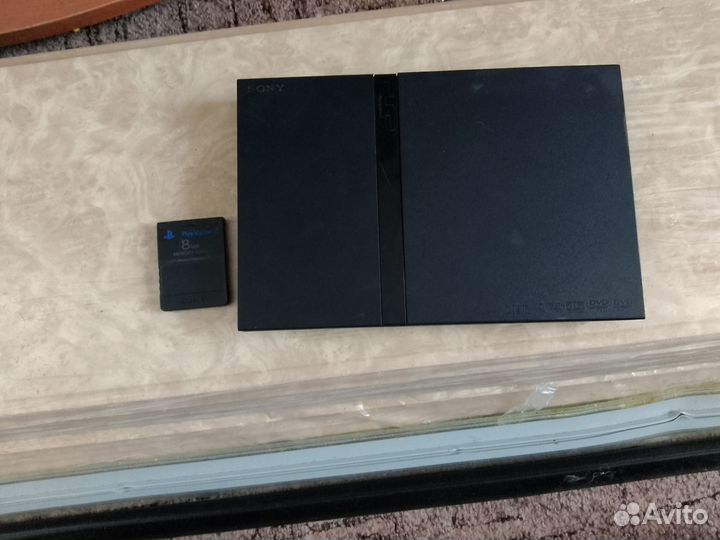 Sony PS2 + руль с педалями + 11 игр + 2 джойстика