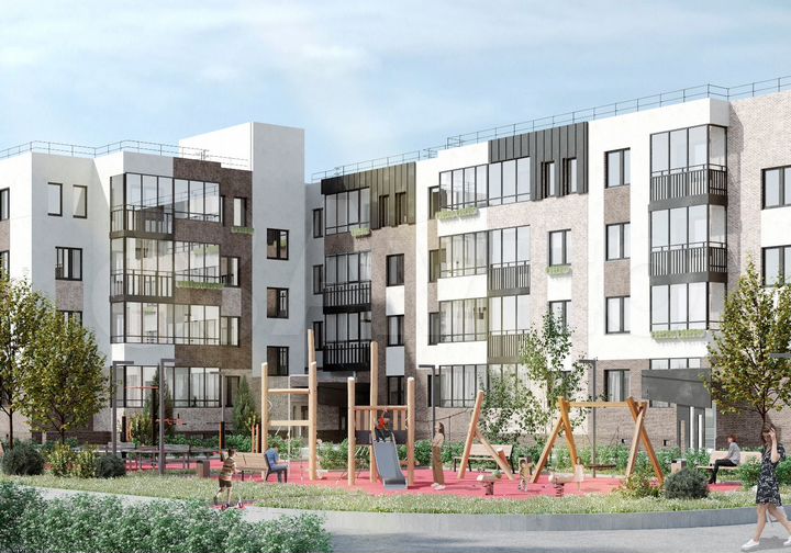 2-к. квартира, 59,8 м², 1/4 эт.