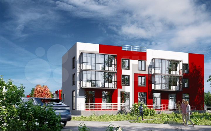 1-к. квартира, 45,2 м², 3/3 эт.