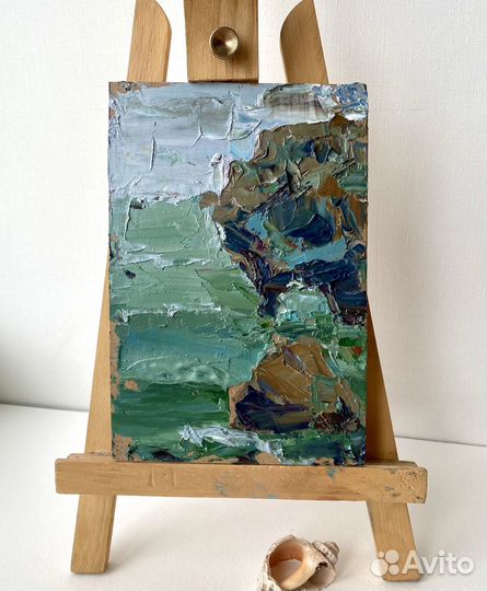 Маленькие картины с морем живопись морской пейзаж