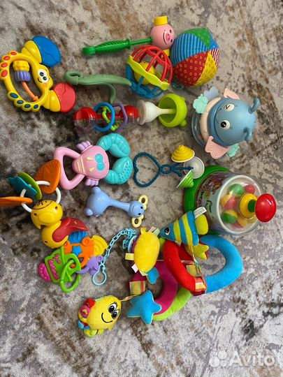 Погремушки, прорезователи