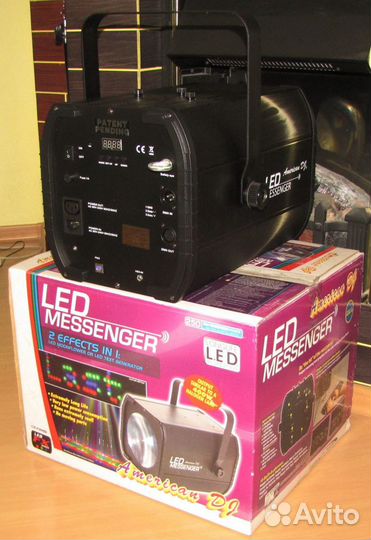 Светомузыка ADj LED Messenger RGB Mic DMX PC New