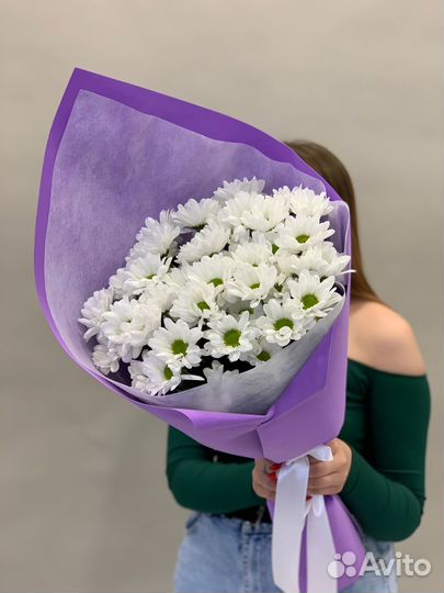 Хризантемы Букет цветов Доставка