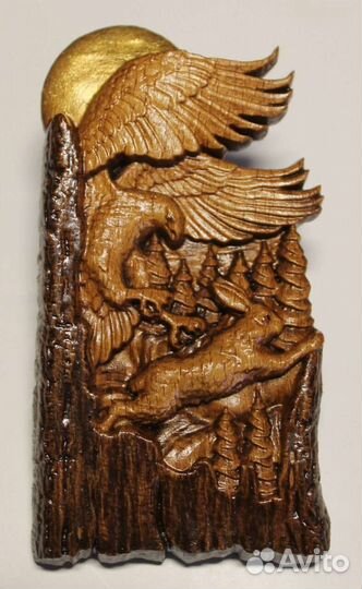 Магниты из дерева на холодильник