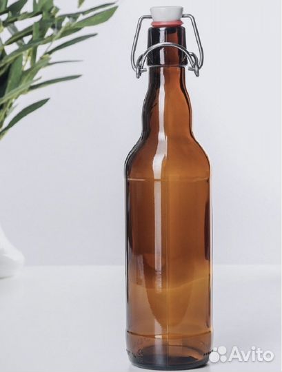 Бутылки бугельные 500 мл. тёмные