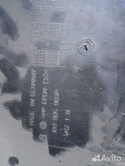 Спойлер переднего бампера Фольксваген Пассат