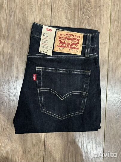 Джинсы Levis 511 32 34 Новые Оригинал