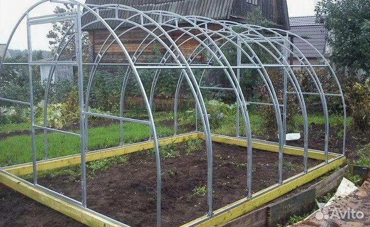 Теплица Двойная дуга усиленная