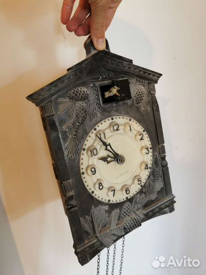 Часы СССР деревянные