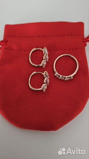 Комплект золото бриллианты
