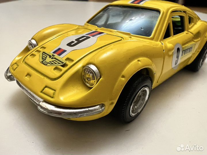 Машинка коллекционная ferrari dino shinsei mini