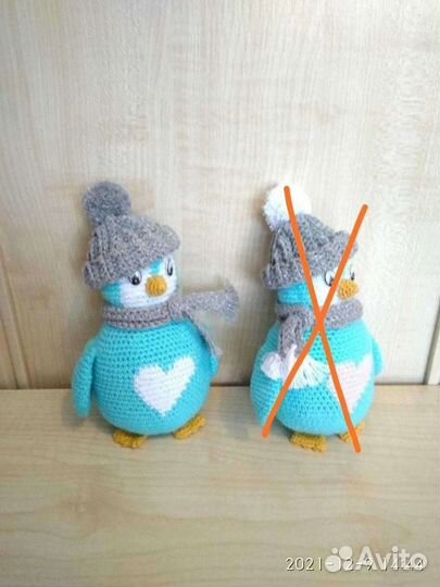 Вязаный пингвин