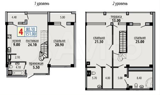 3-к. квартира, 147,5 м², 10/11 эт.