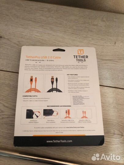 Кабель Tether Tools TetherPro USB 2.0 Cable USB to