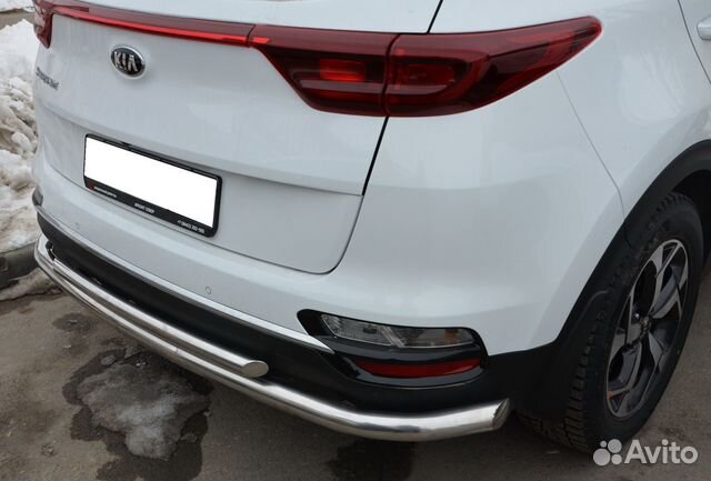 KIA Sportage 2018 (рестайлинг) Защита зад бампера