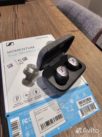 TWS наушники sennheiser momentum true wireless 3