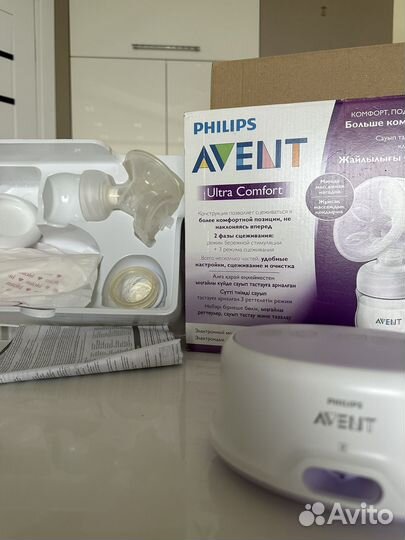 Молокоотсос avent электрический
