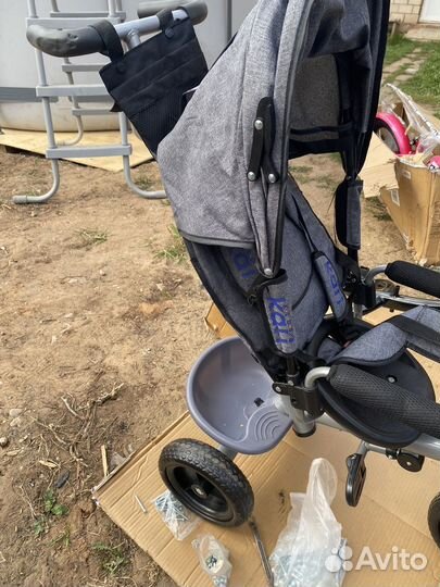 Велосипед детские 3-х колесный с ручкой для мамы