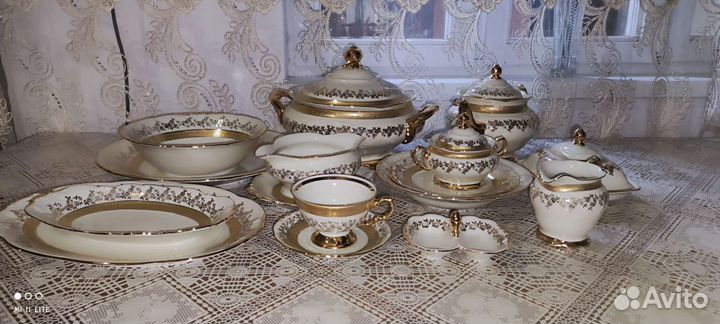 Набор столовой посуды новый 6 персоный