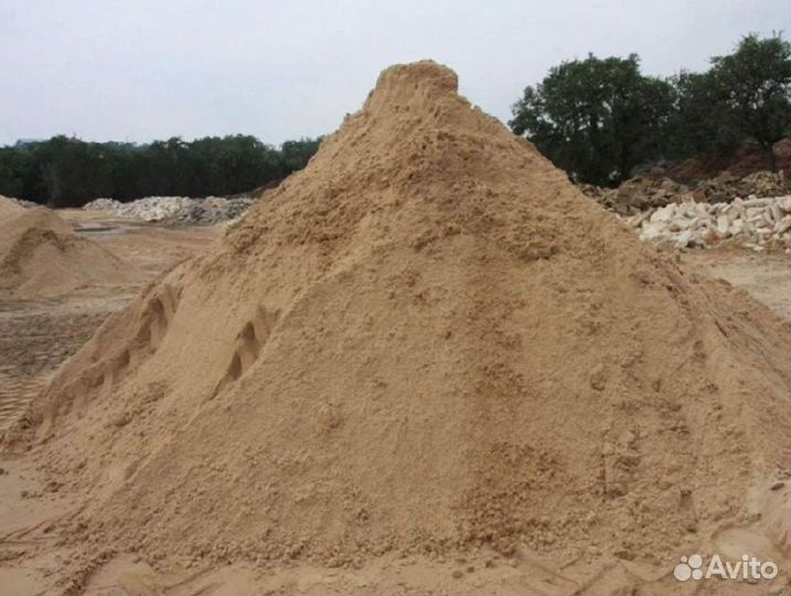Песок сеянный доставка от 20 мешков