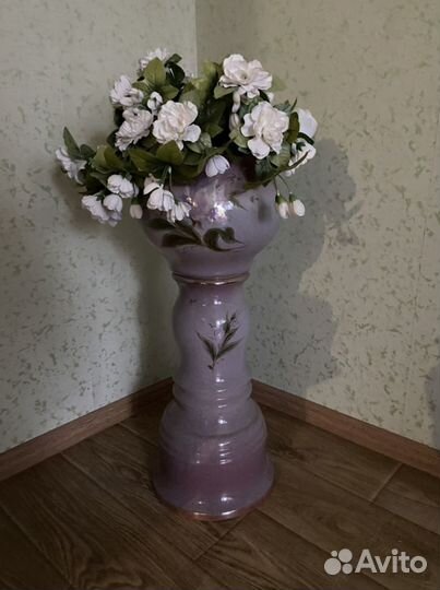 Ваза напольная керамическая